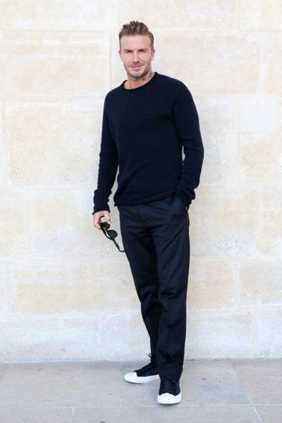David Beckham in Louis Vuitton