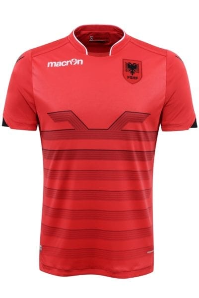 Macron's jersey for Albania