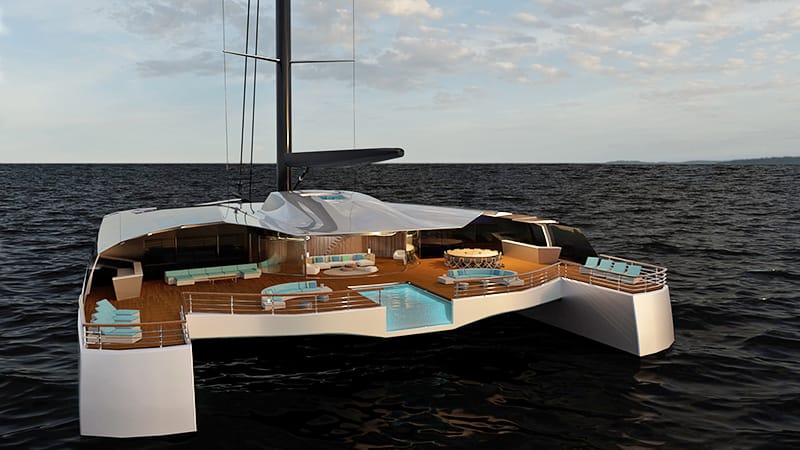 Isaac Burrough Catamaran Superyacht Concept Isaac Burrough Catamaran Superyacht Concept