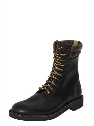 Givenchy Leather Military Boots