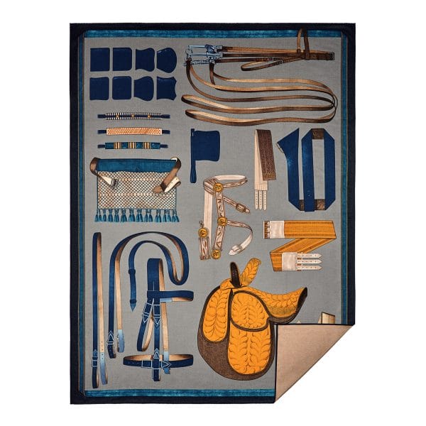 Hermes Printed Blanket