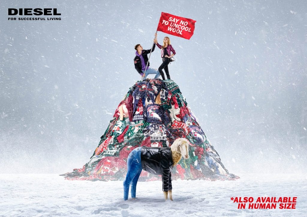 Diesel Holiday 2017: “Say No To Uncool Wool” Diesel Holiday 2017: “Say No To Uncool Wool”
