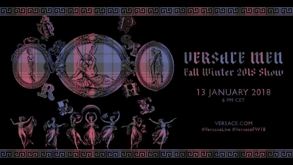 Livestream: Versace Men Fall/Winter 2018 Show Livestream: Versace Men Fall/Winter 2018 Show