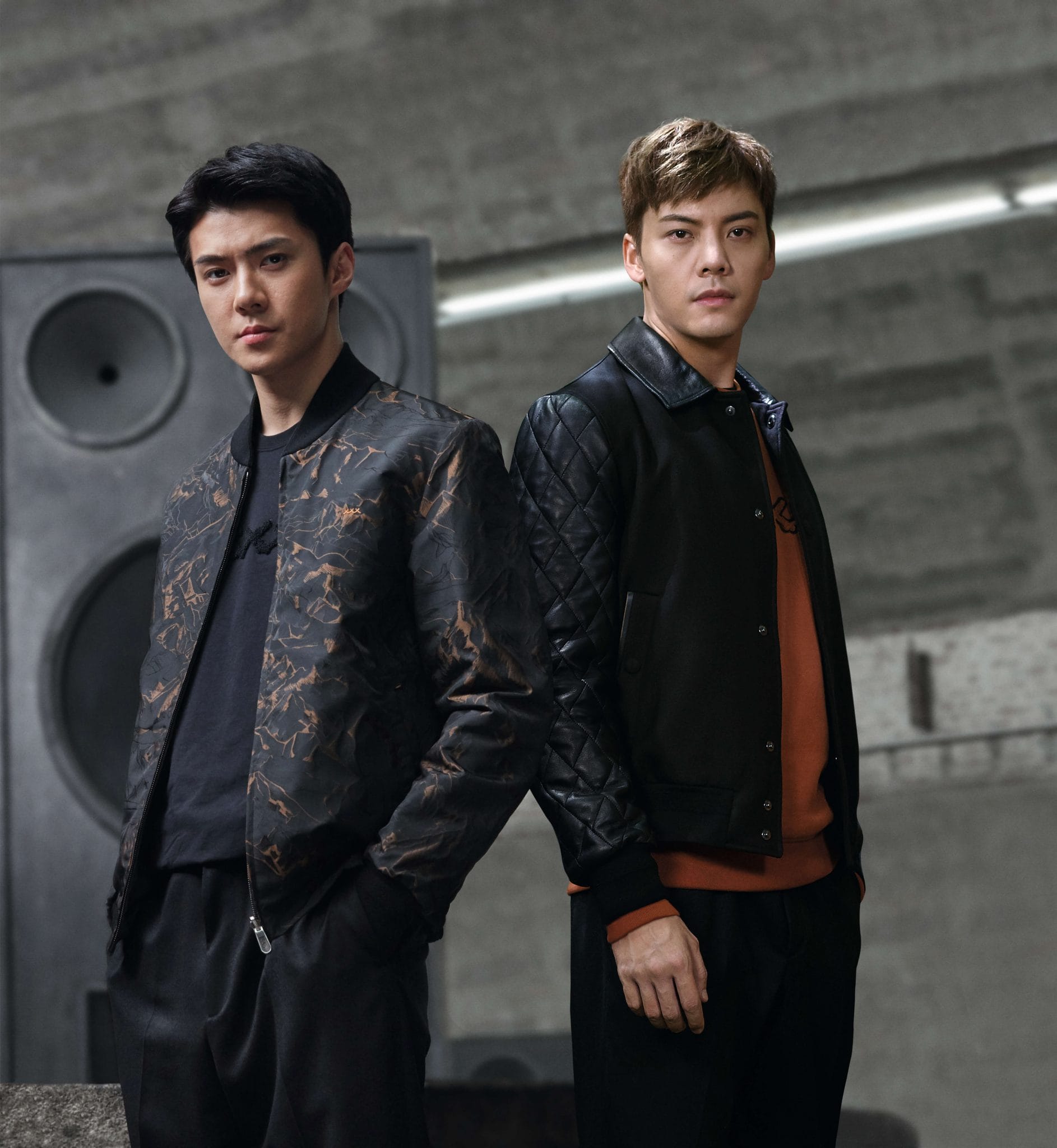 EXO's Sehun and William Chan for Zegna's XXX Global 