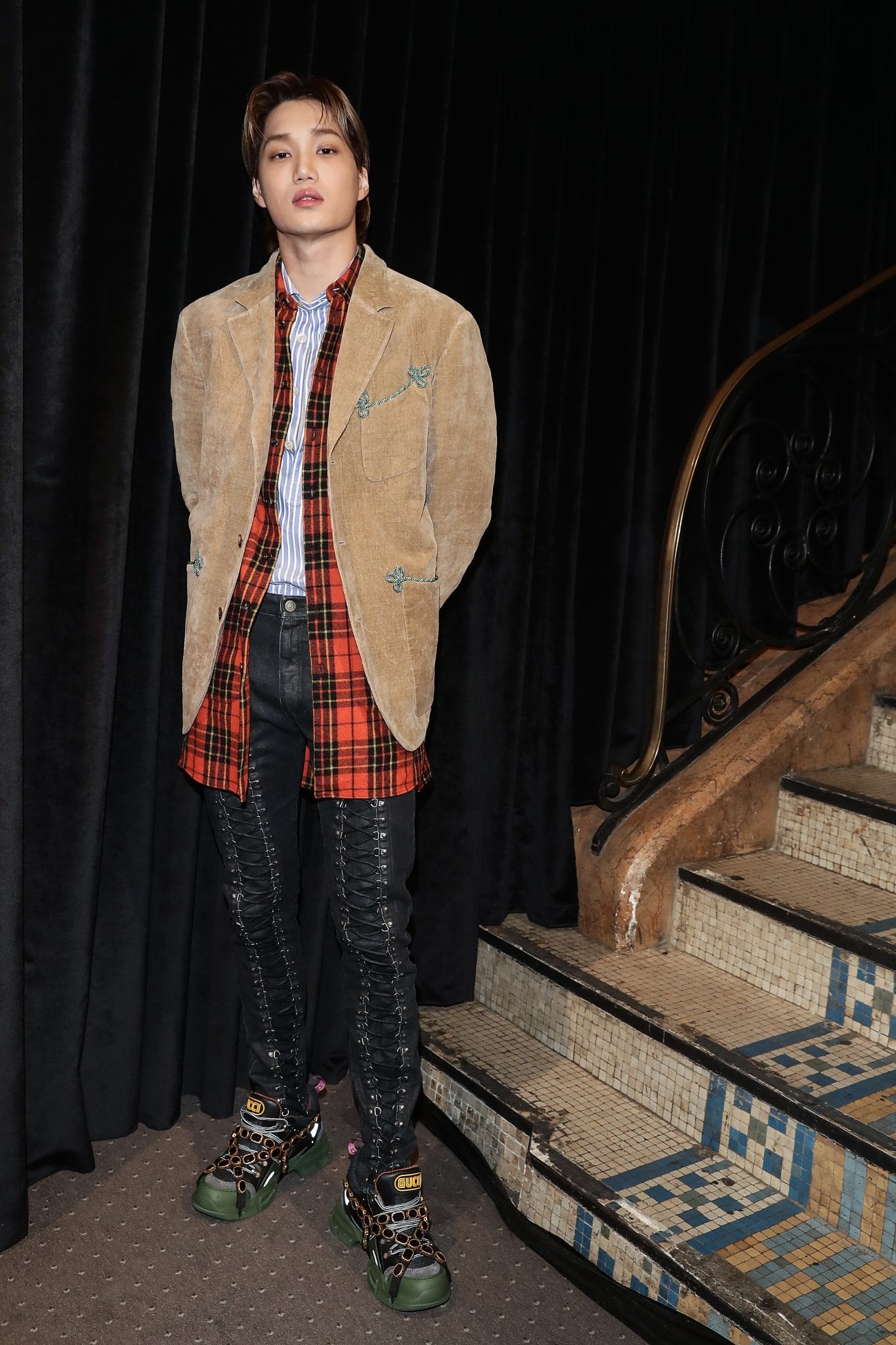 EXO's Kai Stole The Attention at Gucci's Men's Fall Winter 2023
