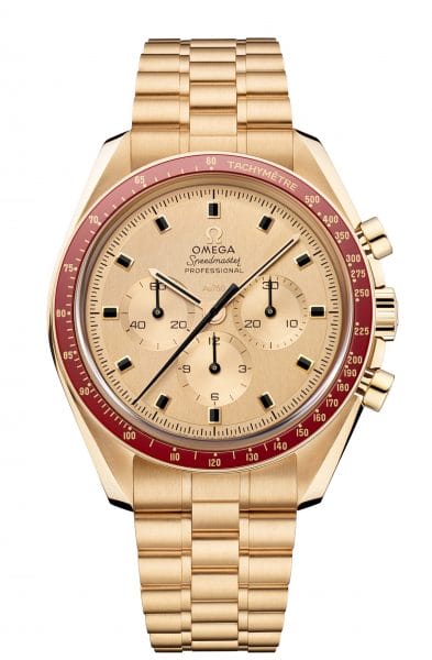 golden omega watch