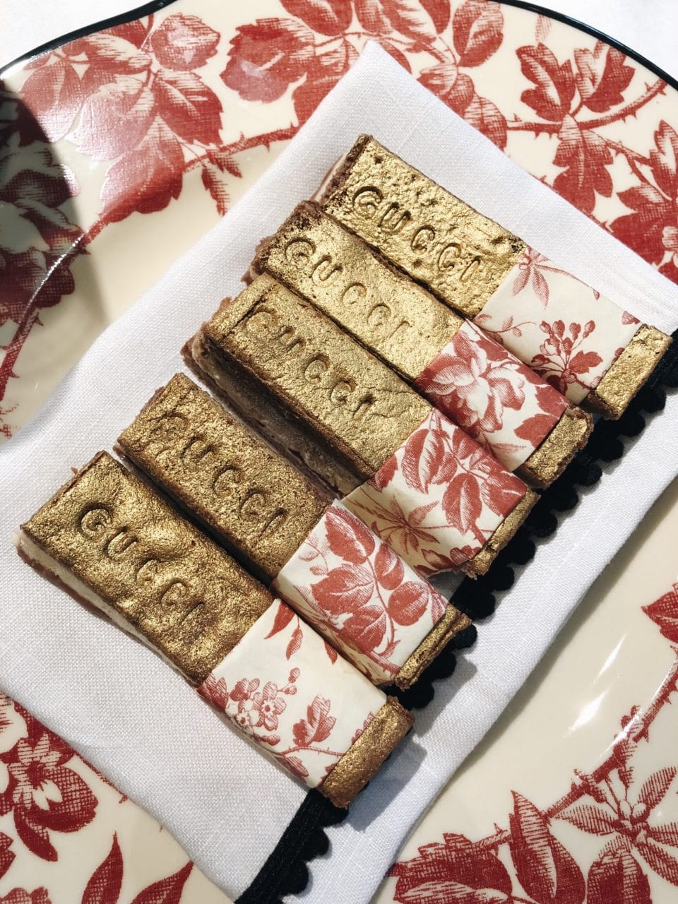 A taste of luxury: Chew Gucci, sip Louis Vuitton, and bite into