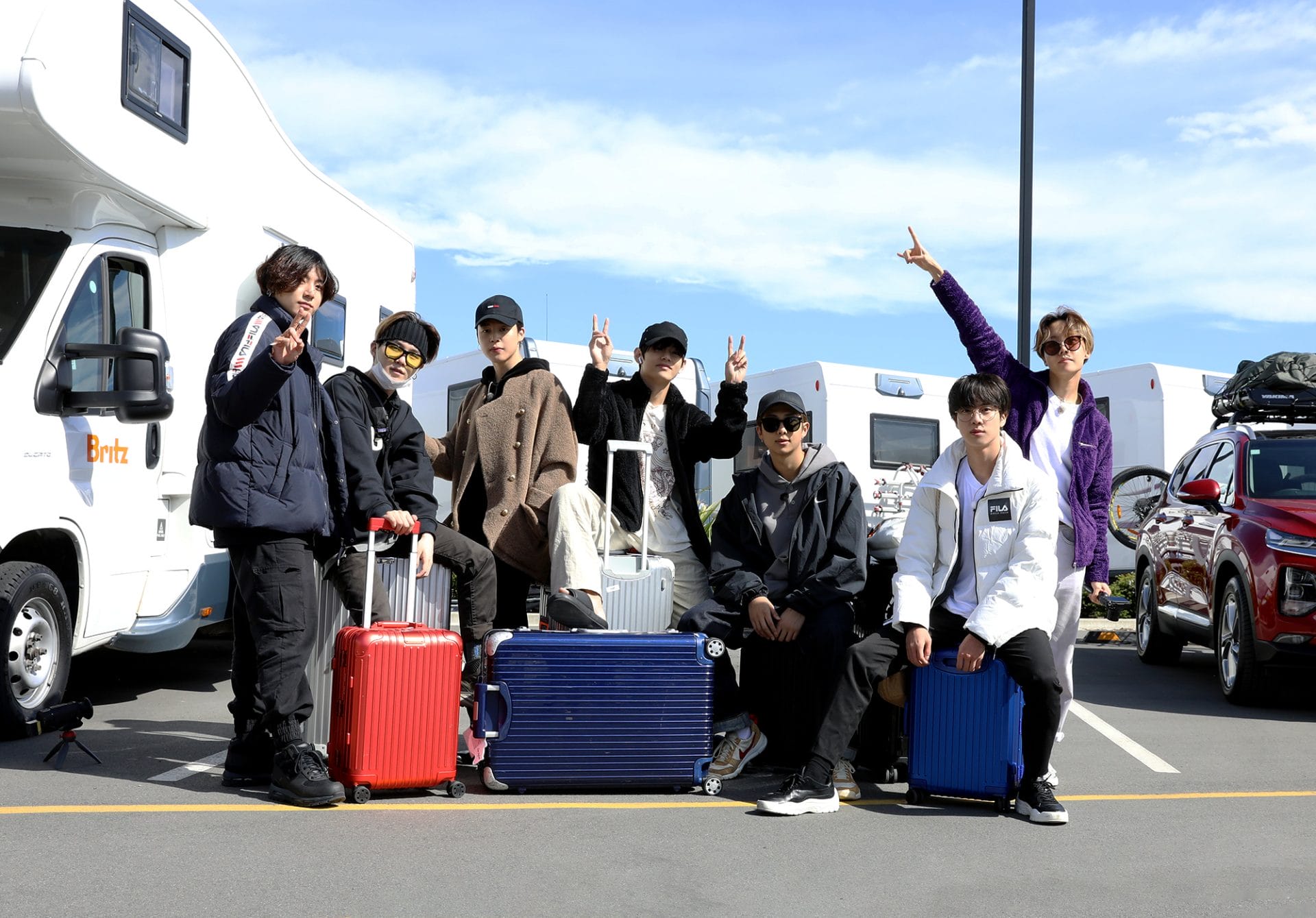 Mancrushmonday Bts Takes Rimowa Luggage On The Road For Bts Bon Voyage Season 4 Men S Folio