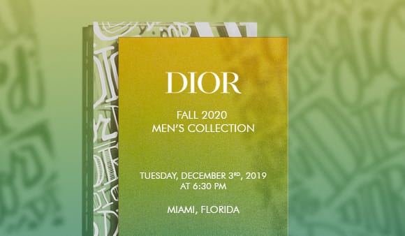 LIVESTREAM — Dior Men Pre-Fall ’20 Fashion Show LIVESTREAM — Dior Men Pre-Fall ’20 Fashion Show