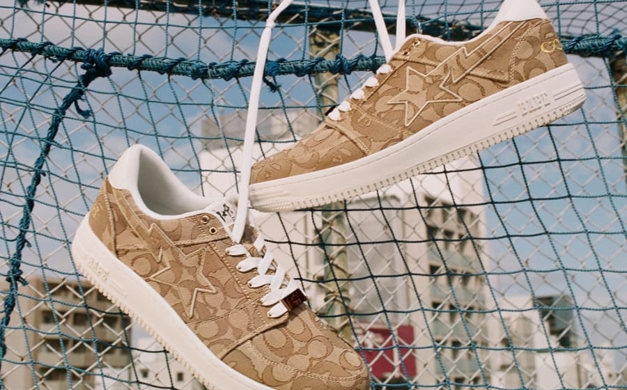 Twin Titans — When Japanese Mega Streetwear Brand BAPE® Meets the American Downtown Cool of Coach Twin Titans — When Japanese Mega Streetwear Brand BAPE® Meets the American Downtown Cool of Coach