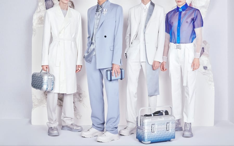 RIMOWA and dior launch luxe luggage capsule collection