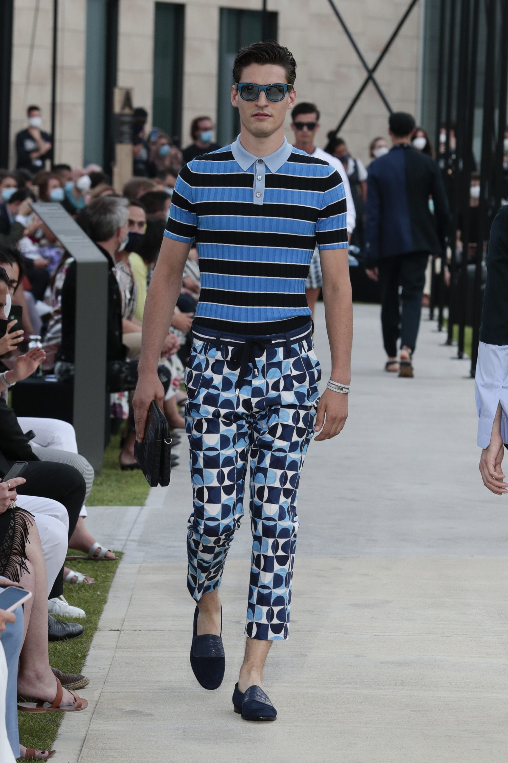 Dolce&Gabbana Spring 2021 Menswear Show was Big, Blue and