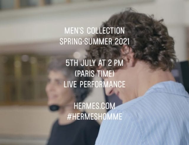LIVESTREAM — Hermès Spring Summer 2021 Fashion Show - Men's Folio