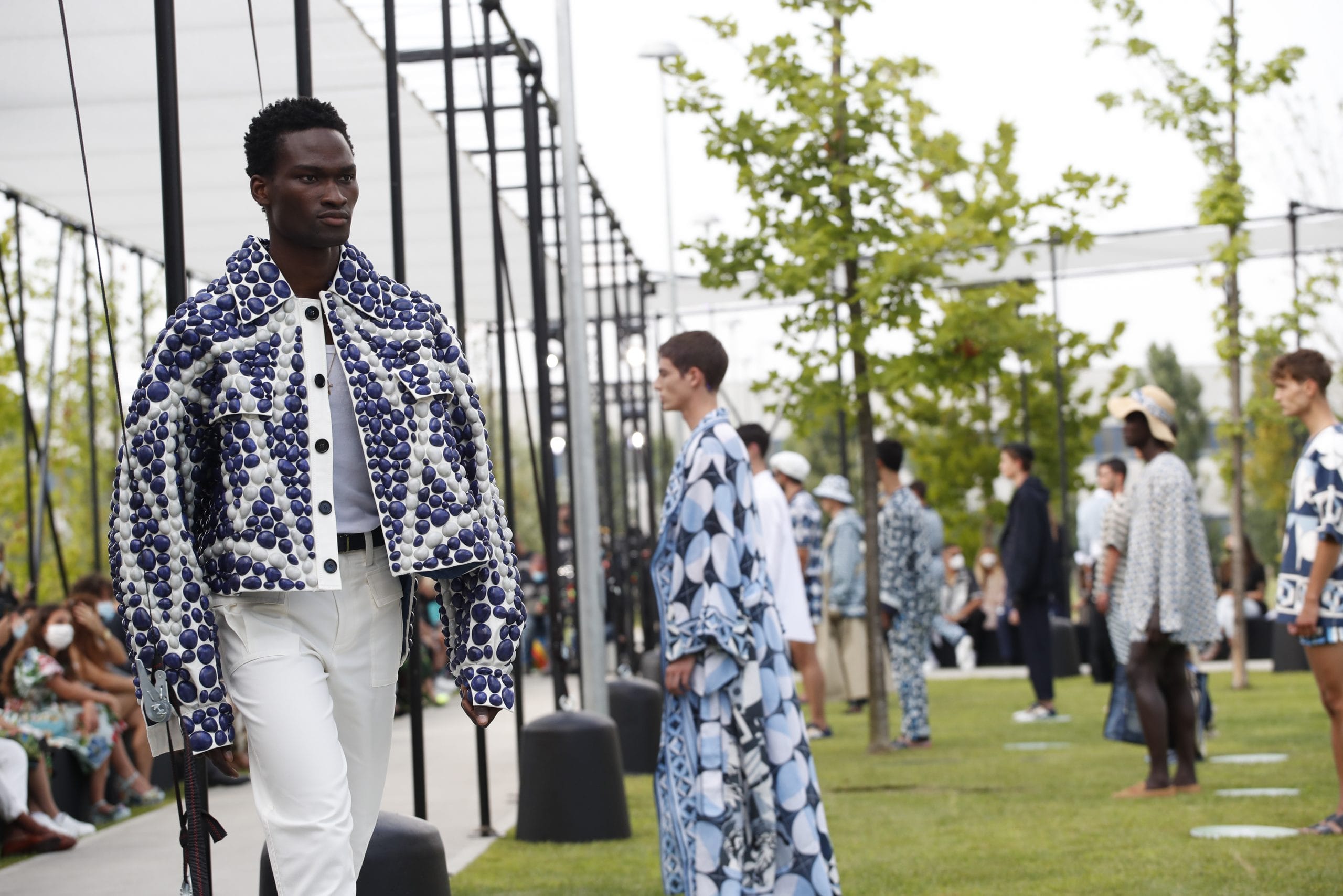 Dolce&Gabbana Spring 2021 Menswear Show was Big, Blue and