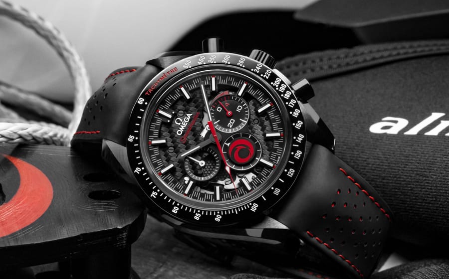 Omega and Alinghi Team Up for the Speedmaster Dark Side of the Moon Alinghi Omega and Alinghi Team Up for the Speedmaster Dark Side of the Moon Alinghi