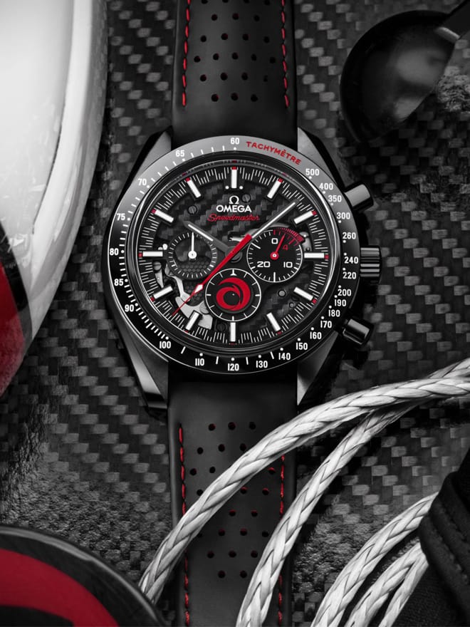 Omega and Alinghi Team Up for the Speedmaster Dark Side of the