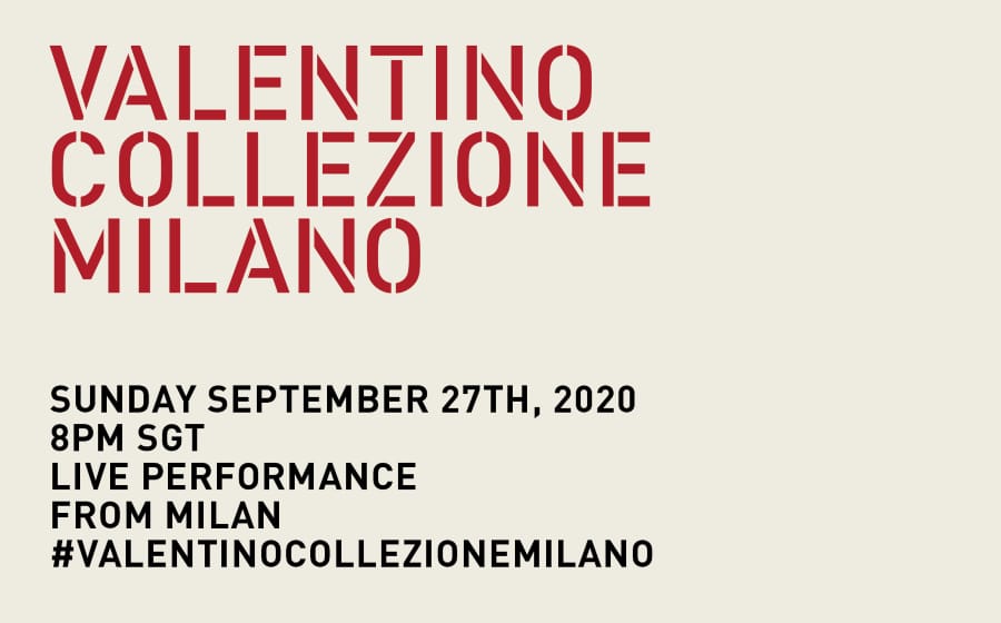 LIVESTREAM — Valentino Collezione Milano LIVESTREAM — Valentino Collezione Milano