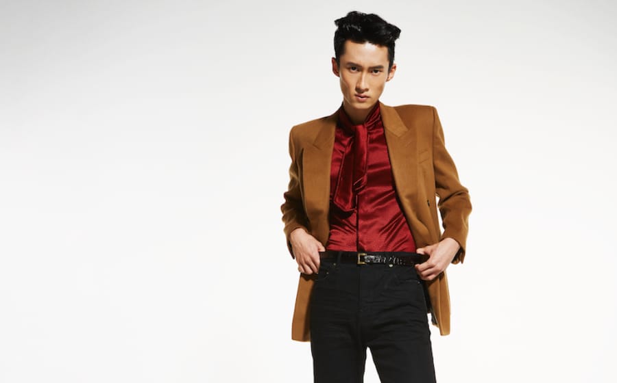 Singaporean Model Suyu Gets Dapper in Saint Laurent Fall Winter 2020 Singaporean Model Suyu Gets Dapper in Saint Laurent Fall Winter 2020
