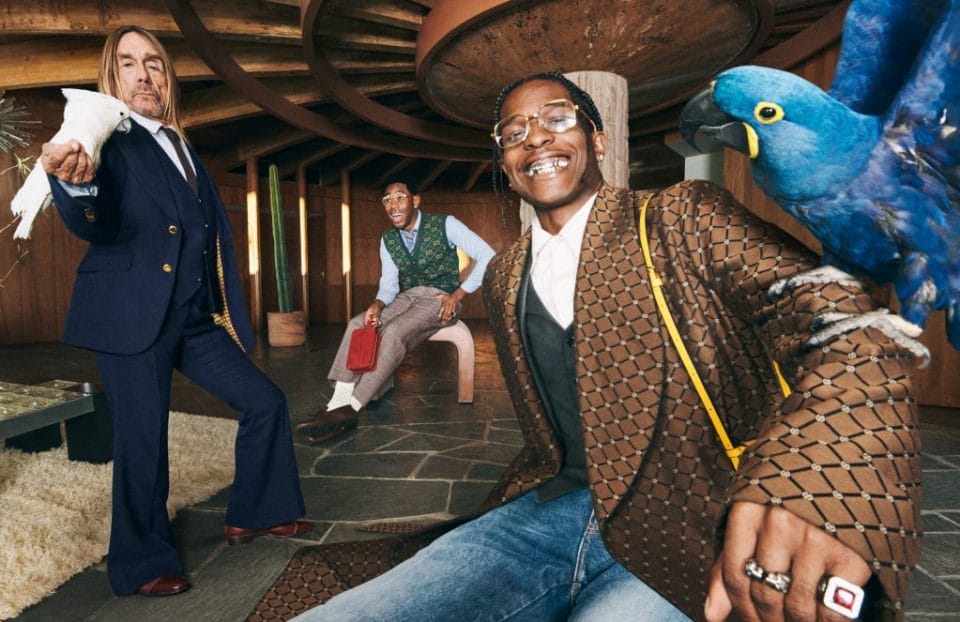 A$AP Rocky, Iggy Pop and Tyler the Creator Go Ham In the Gucci Tailoring Campaign