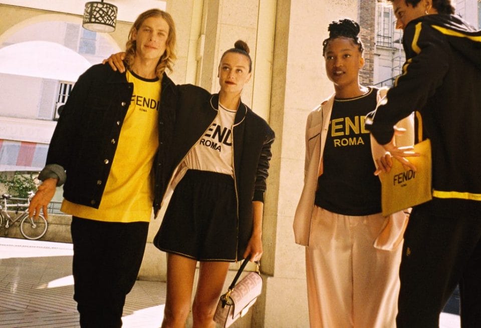 The Fendi Roma Holiday Collection Is Big On '90s Appeal