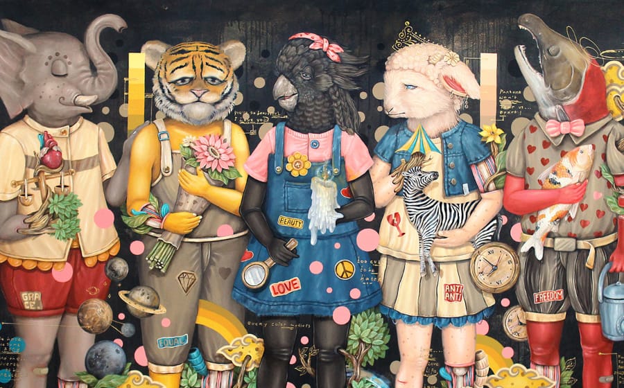 Iwan Suastika Crafts A Vividly Coloured Universe of Fantastical Beasts Iwan Suastika Crafts A Vividly Coloured Universe of Fantastical Beasts