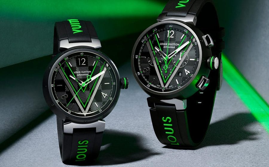 The Louis Vuitton Tambour Damier Graphite Race is A Combination of Two Icons The Louis Vuitton Tambour Damier Graphite Race is A Combination of Two Icons