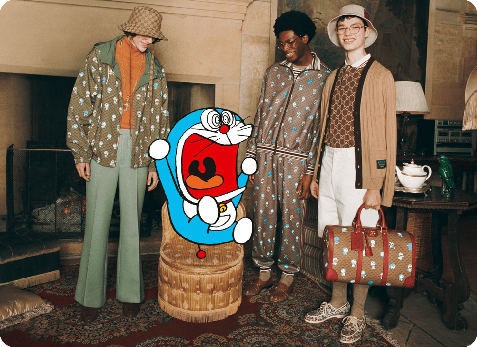 The Gucci Doraemon Collection Will Please Both Boomers and Gen Z-ers