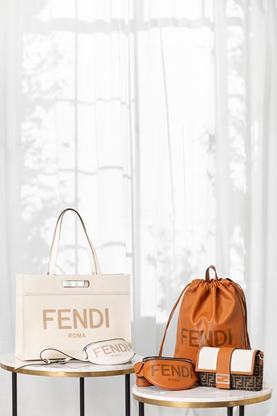 White fendi hot sale belt bag