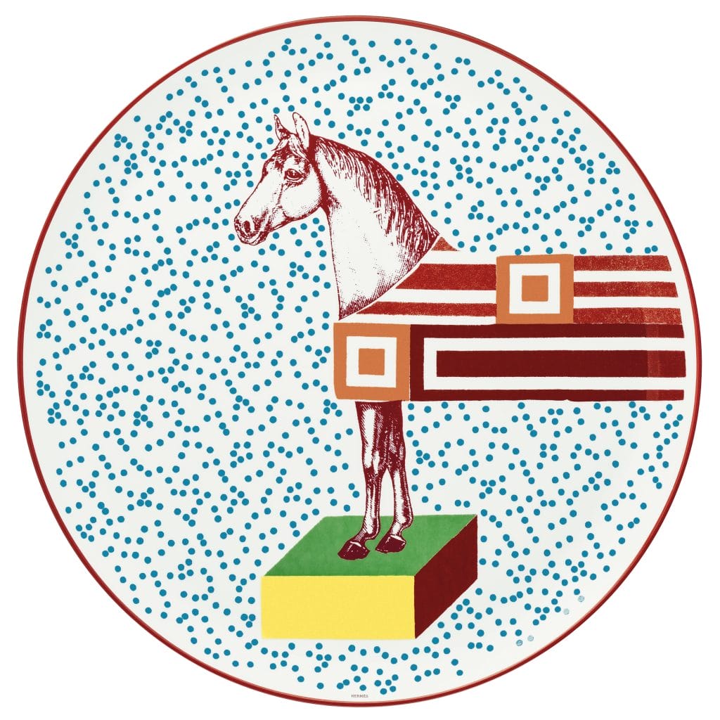 The Hermès Hippomobile Tableware Collection is Made For Table Manners 