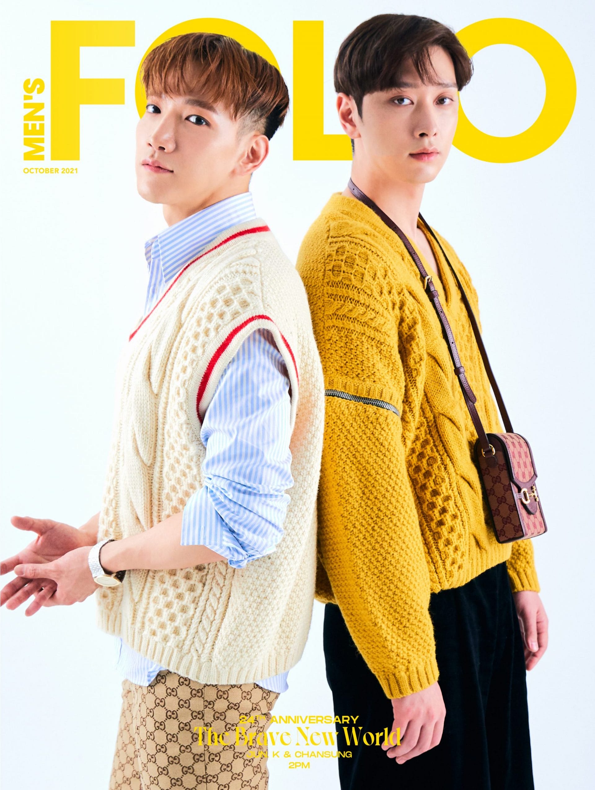 Our October 2021 Cover Stars JUN. K and CHANSUNG of 2PM On Their Comeback