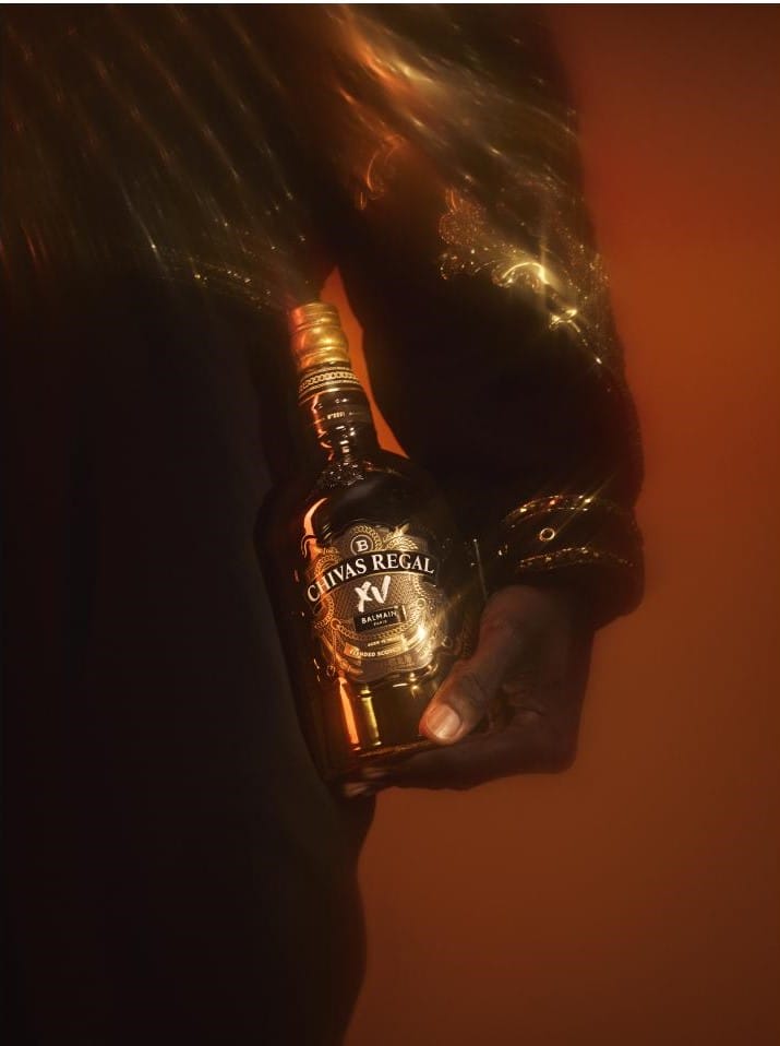 Olivier Rousteing Clashes the Opulence of Balmain with Chivas 