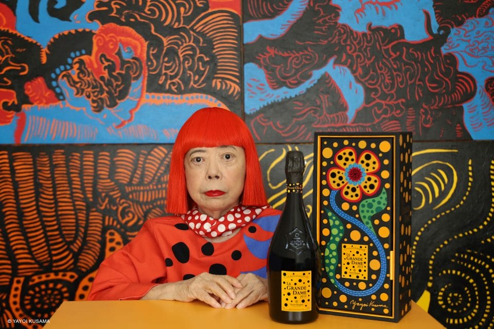 The Gift of Art and Bubbles: The Veuve Cliquot and Yayoi Kusama Collaboration 