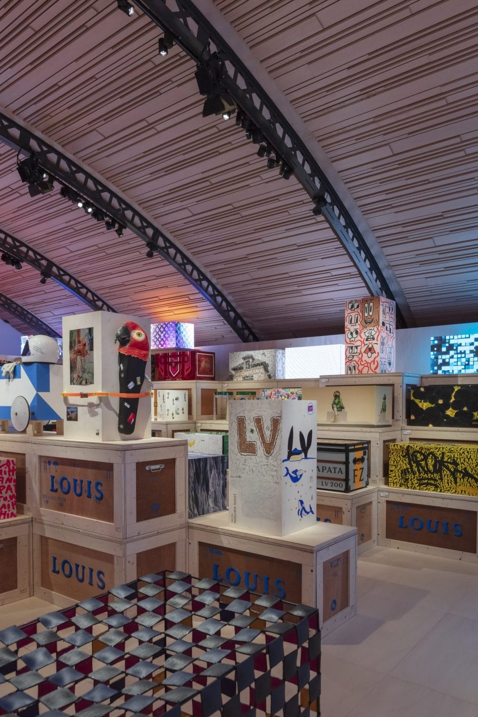 louis vuitton exhibition '200 trunks, 200 visionaries' lands in LA