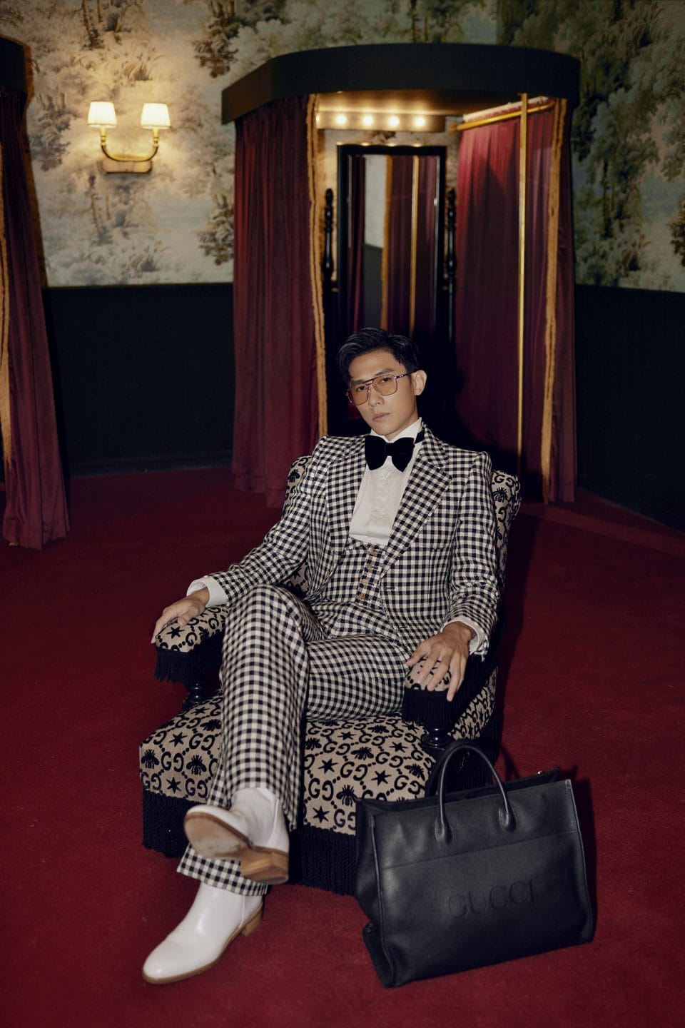 #ManCrushMonday — Desmond Tan's Incredibly Cool Gucci Check-Mate Fit