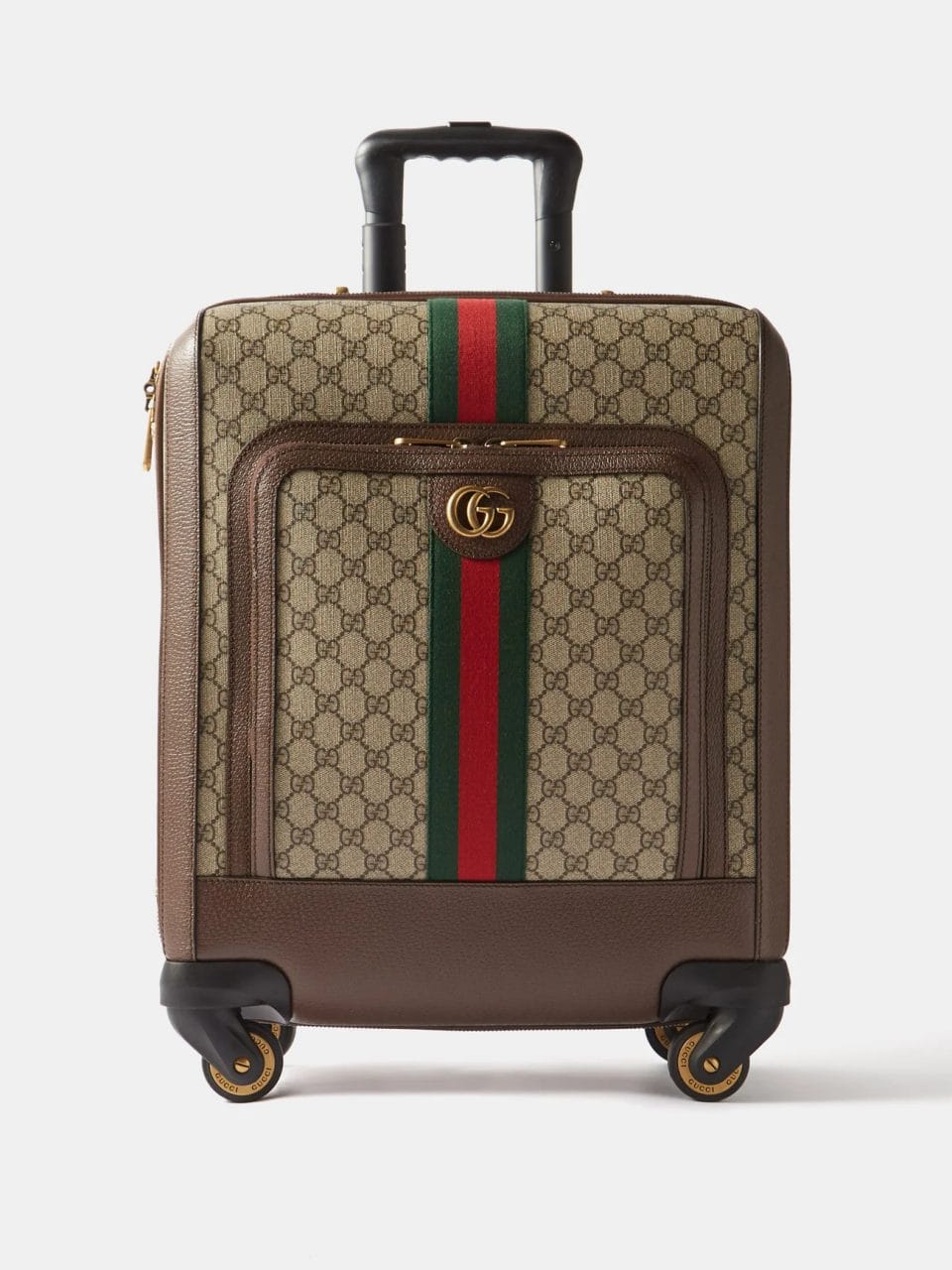 Gucci Savoy large duffle bag in beige and blue GG Supreme
