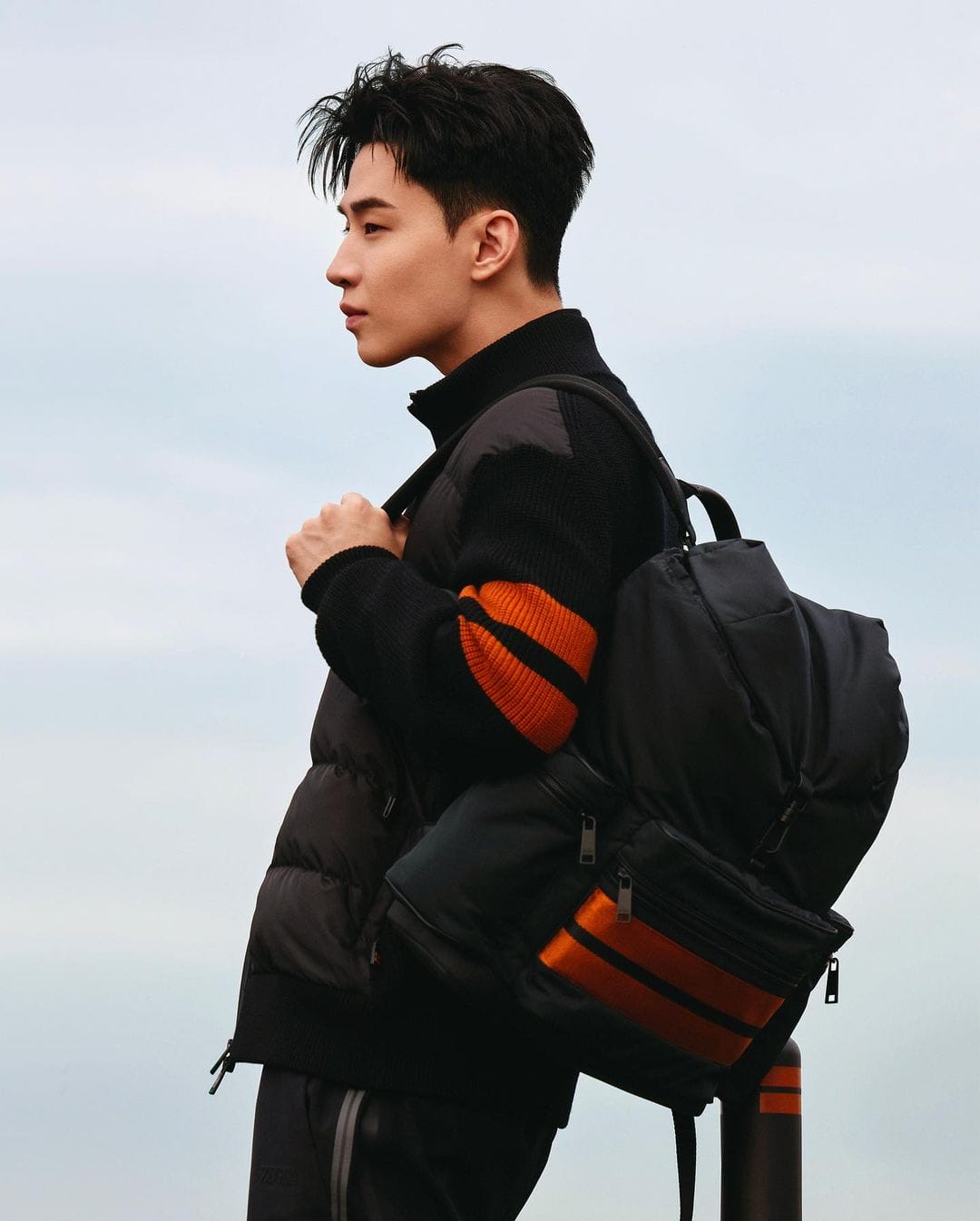 ManCrushMonday Henry Lau Makes Winter A Study Of Play in Zegna