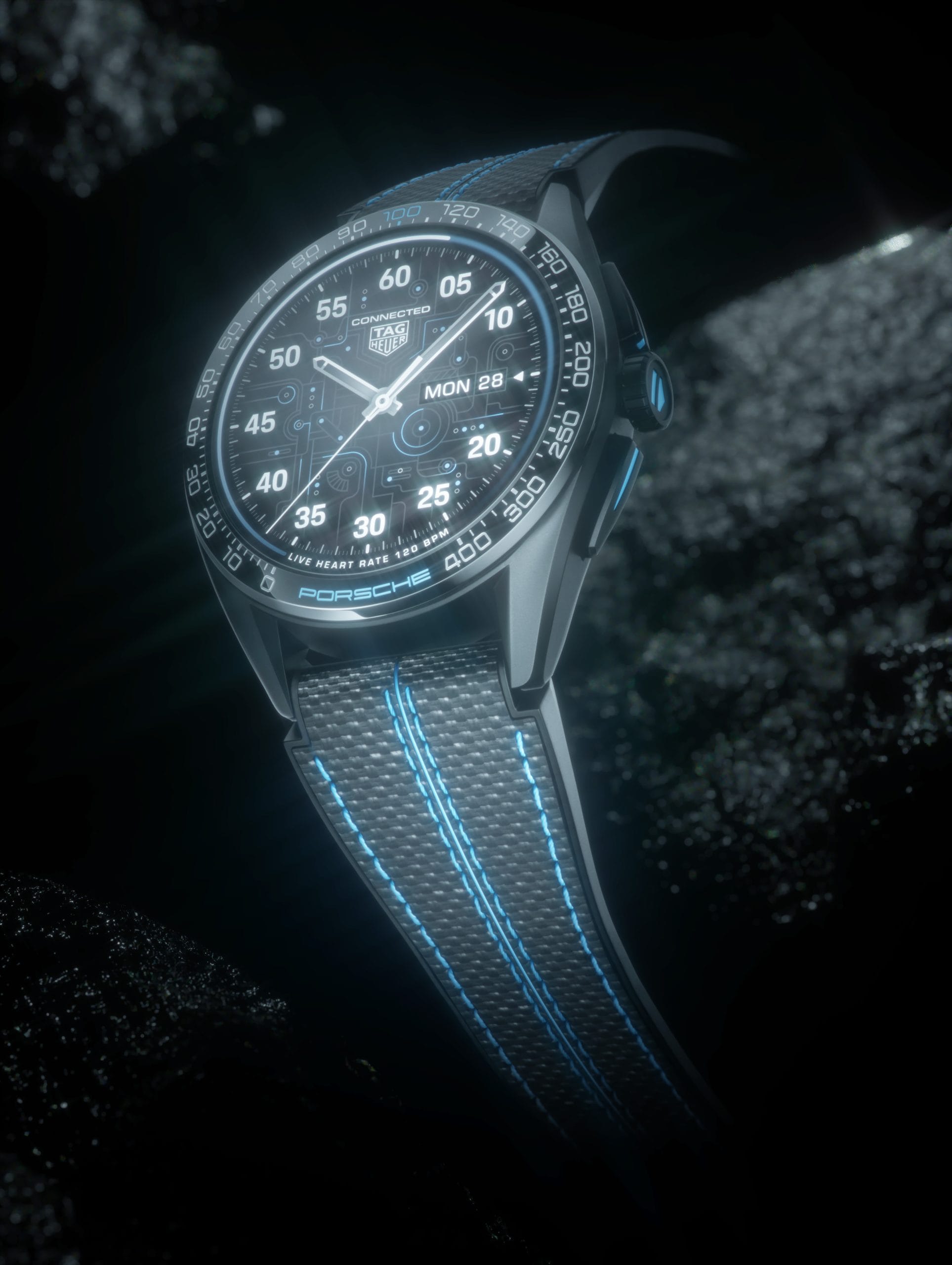 The TAG Heuer Connected Calibre E4 Porsche Edition Synergises