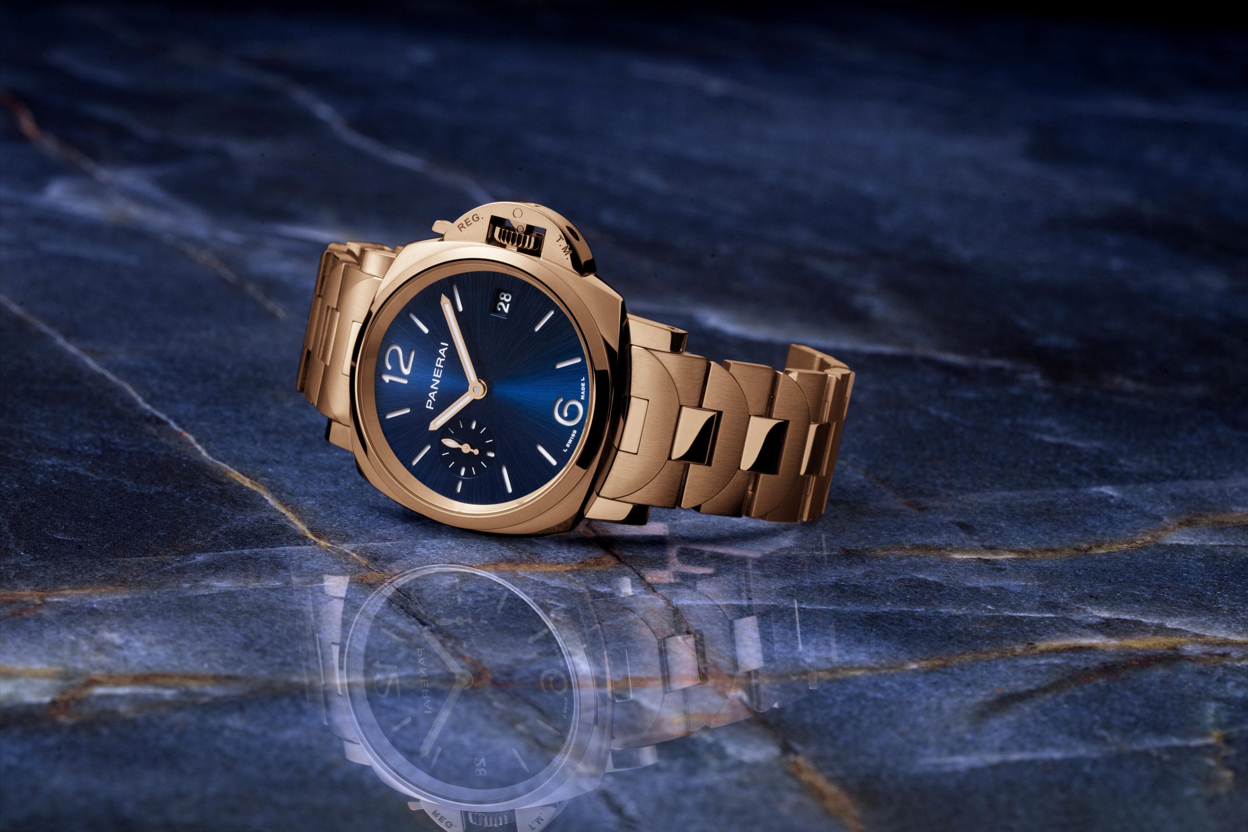 Diving For Gold With The Panerai Luminor Due TuttoOro Men s Folio