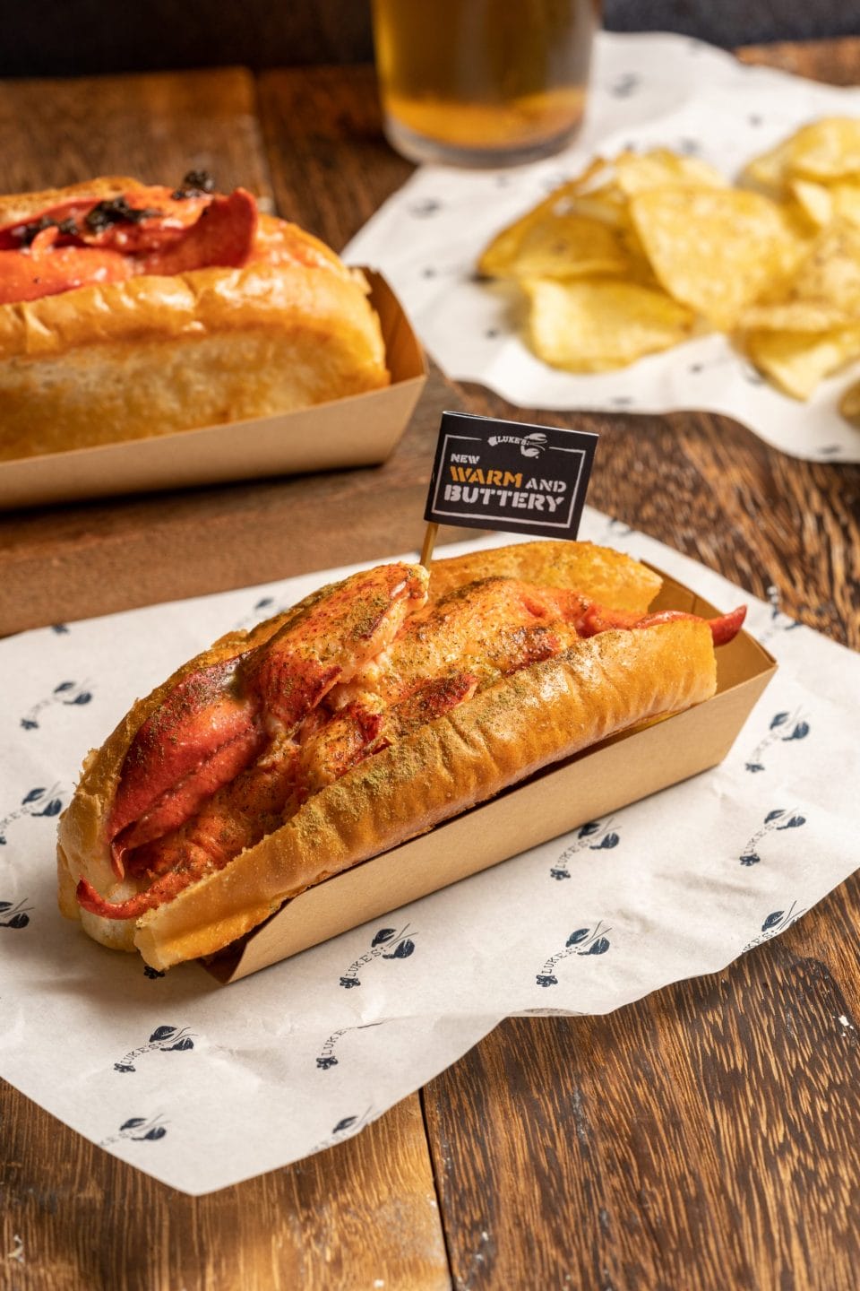 Luke’s Lobster Now Serves Warm Lobster Rolls Alongside Two New Patriotic Flavours