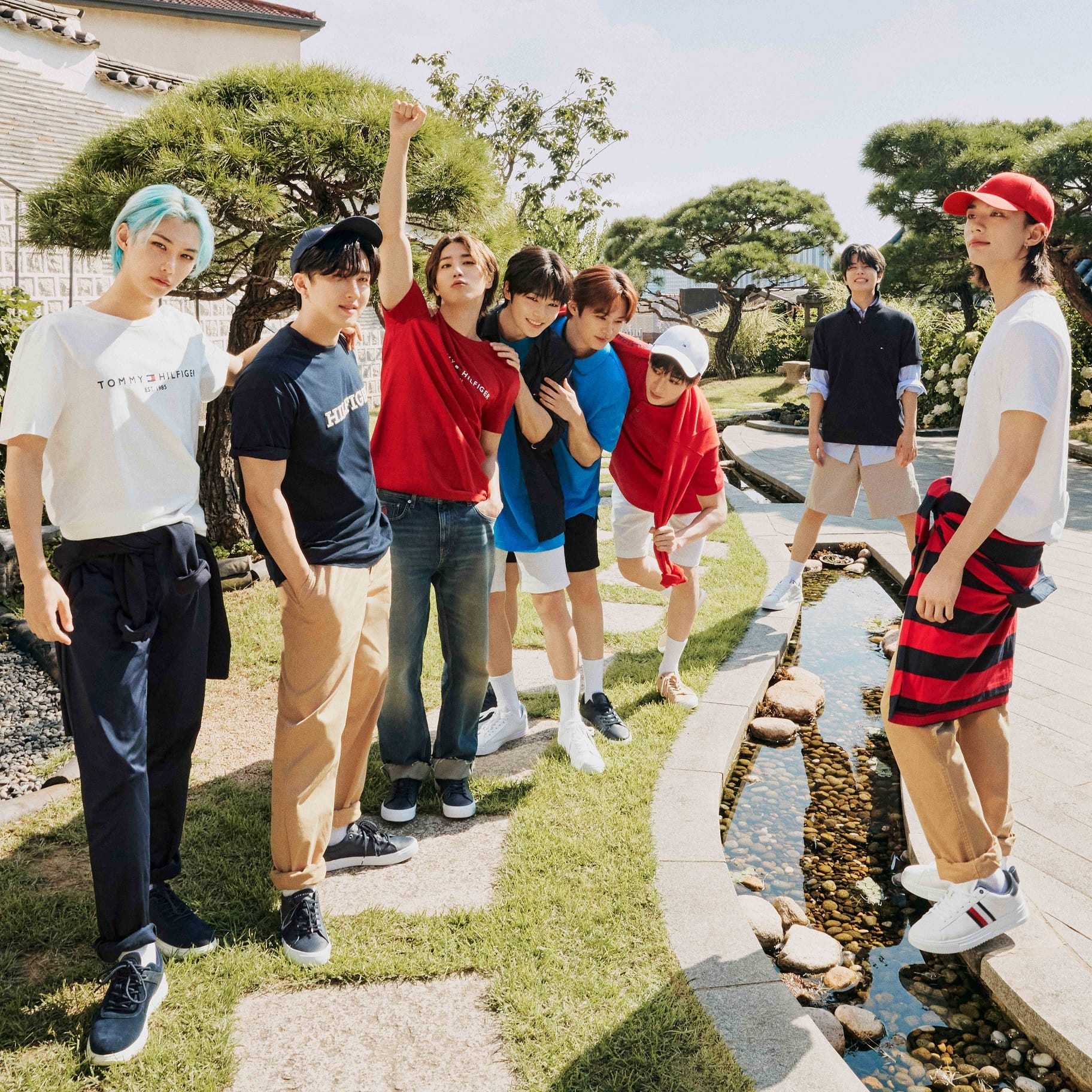 Stray Kids Preps For Fall in Tommy Hilfiger's Family-Forward