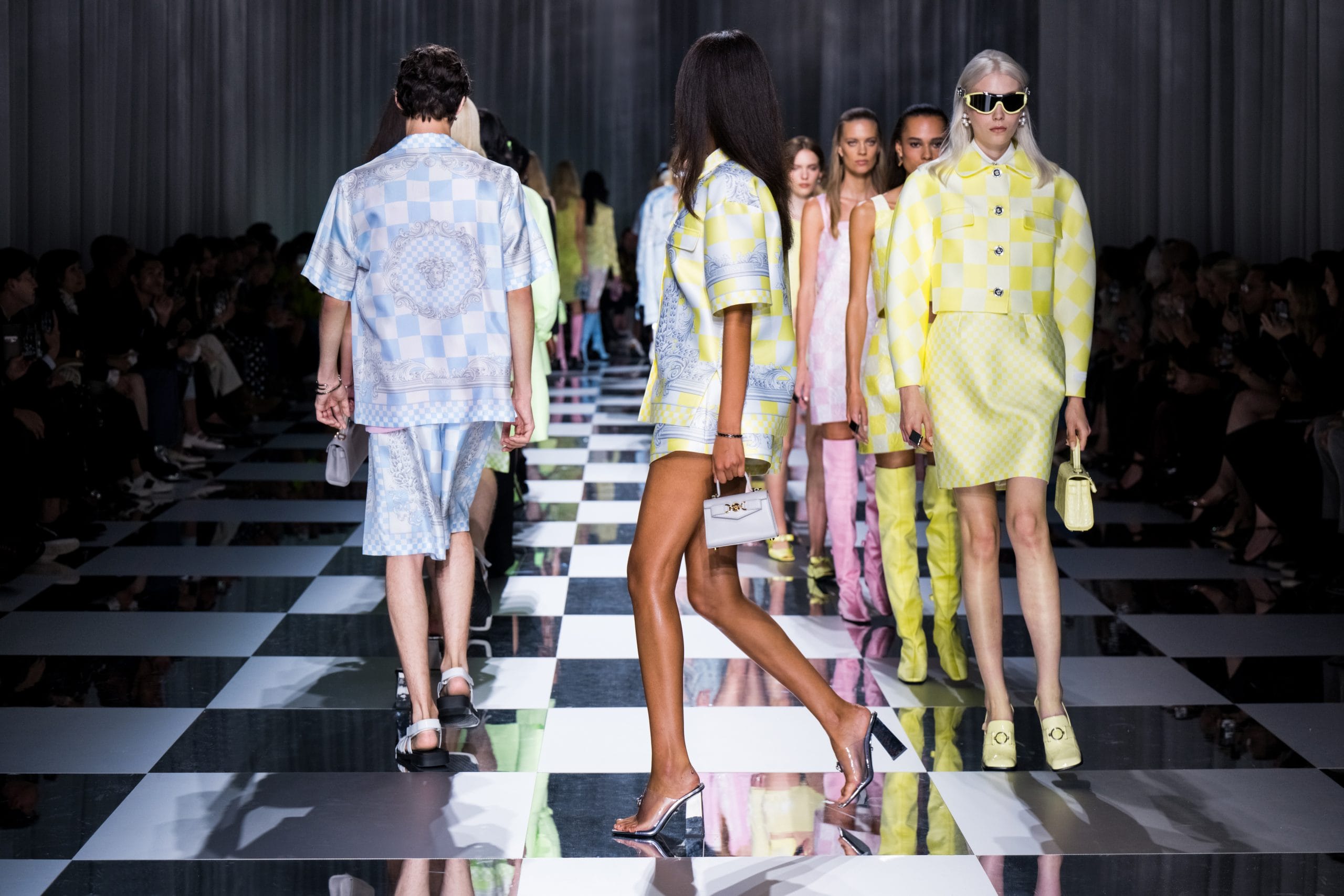 Versace Goes Back in Time to the '60s for MFW SS24