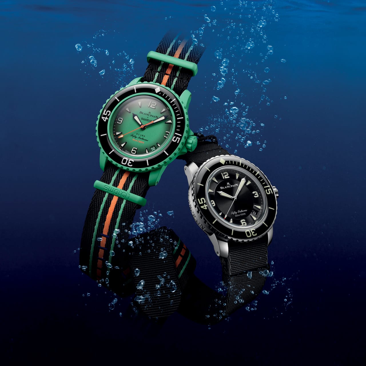 Swatch Unveils the Swatch Bioceramic Scuba Fifty Fathoms as a Tribute to the Blancpain Fifty Fathoms