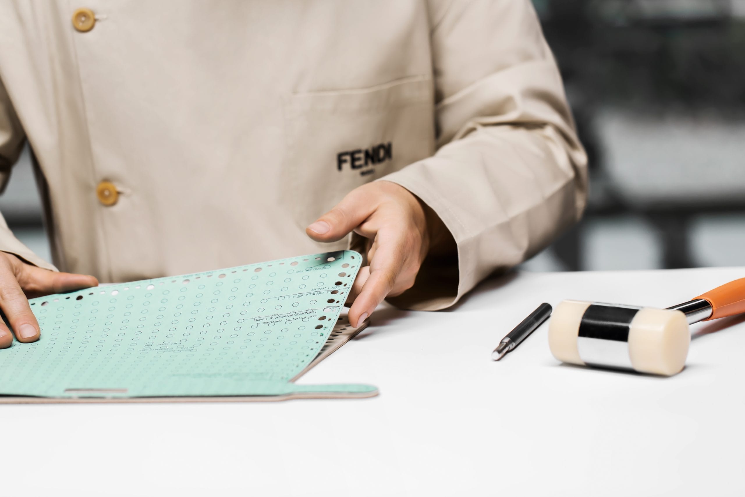 Fendi's Peekaboo Shearling Interlace Reiterates Its Firm Mastery