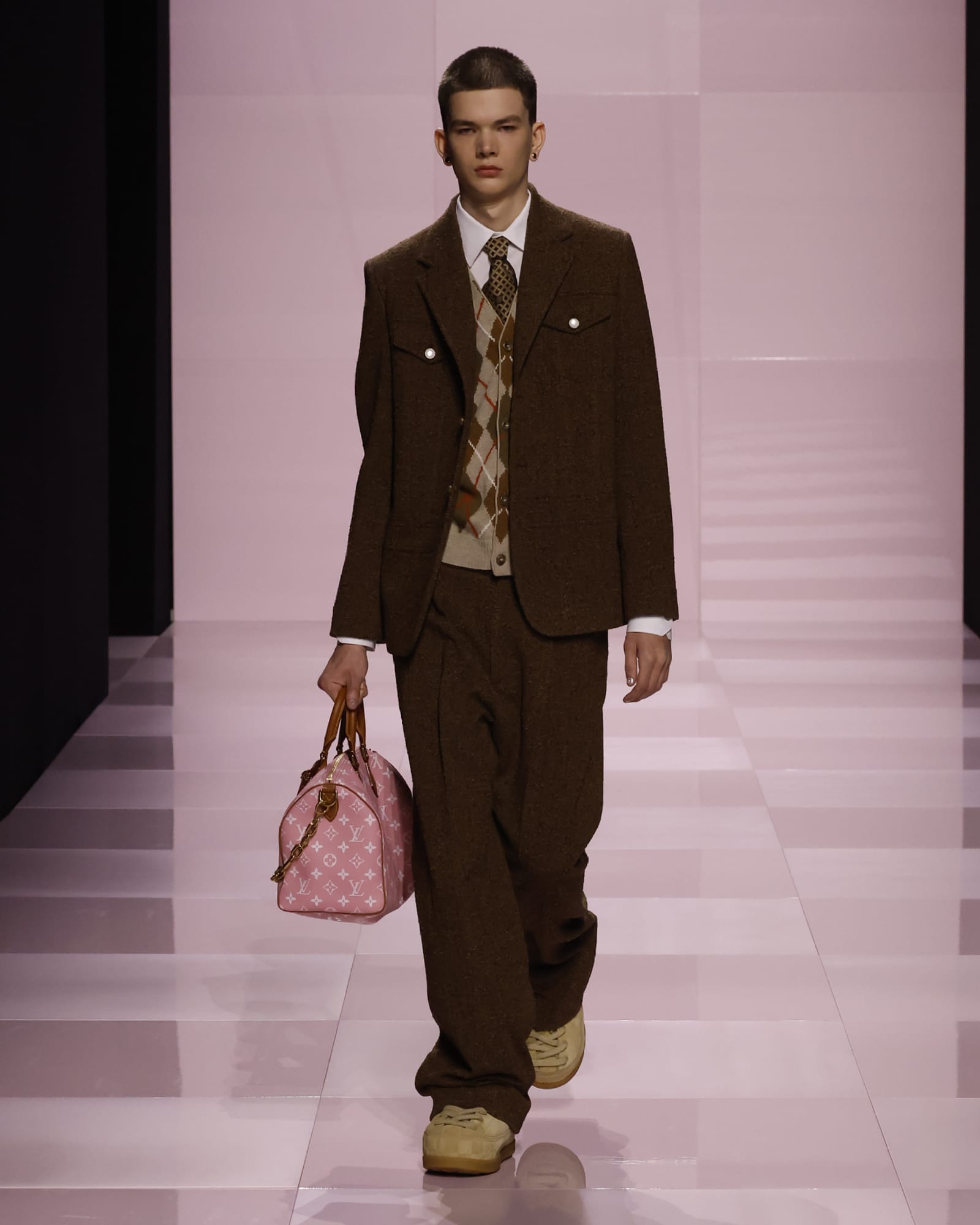 Louis Vuitton ブラウンファーミュール LOUIS VUITTON Monogram Zephyr 55 424706 | FASHIONPHILE