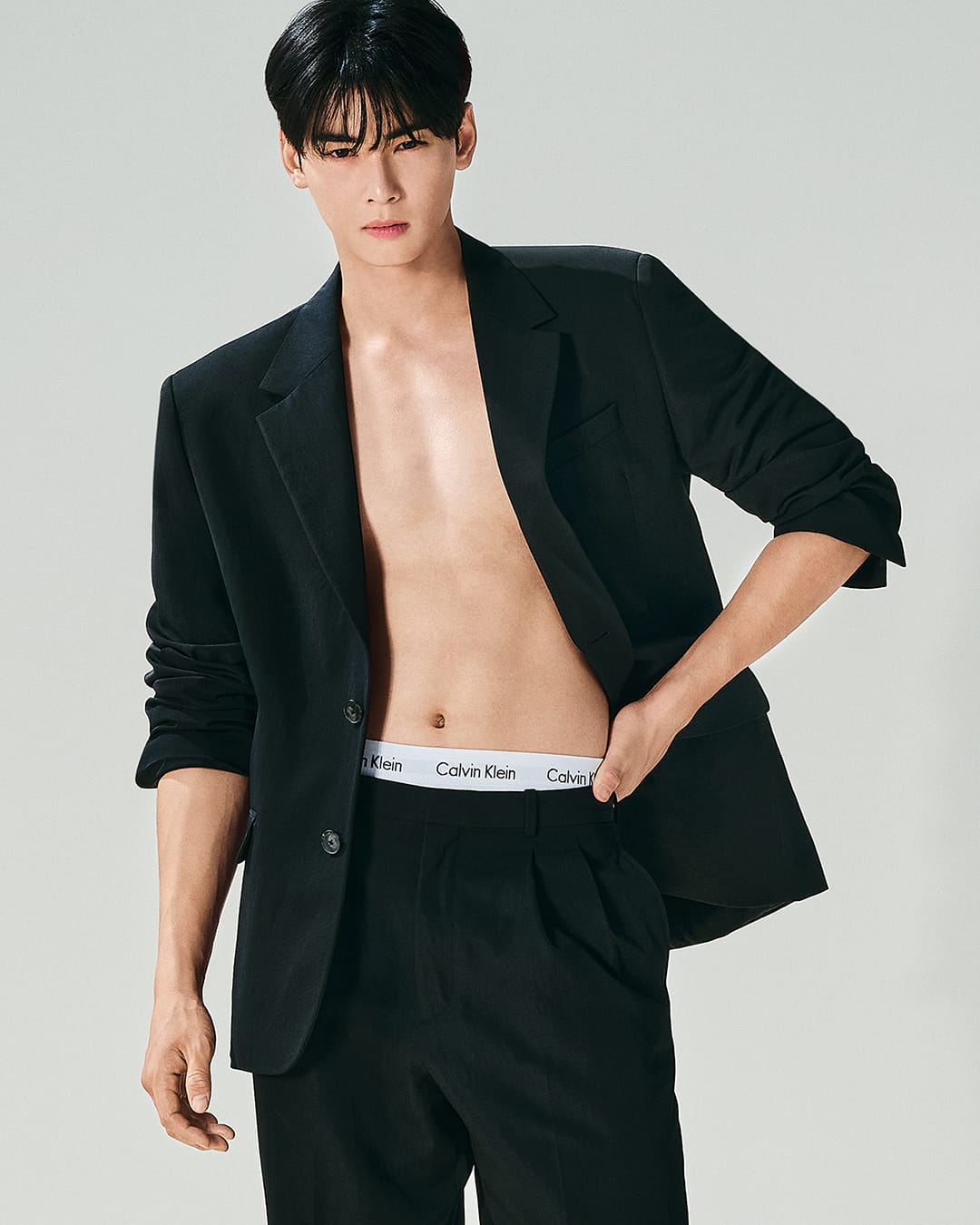 Cha Eun Woo's Spring Date with Calvin Klein - Men's Folio